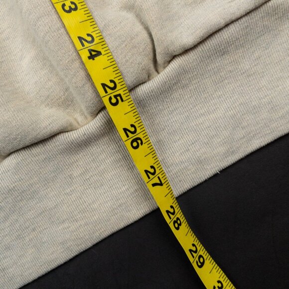 Polo Ralph Lauren Logo Hoodie Men's XL The Big Fit Beige Over-Dyed Fleece - Picture 12 of 14